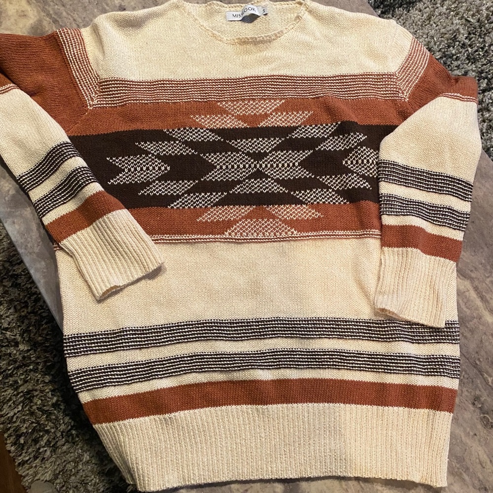 Western pattern sweater - Picture 2 of 3
